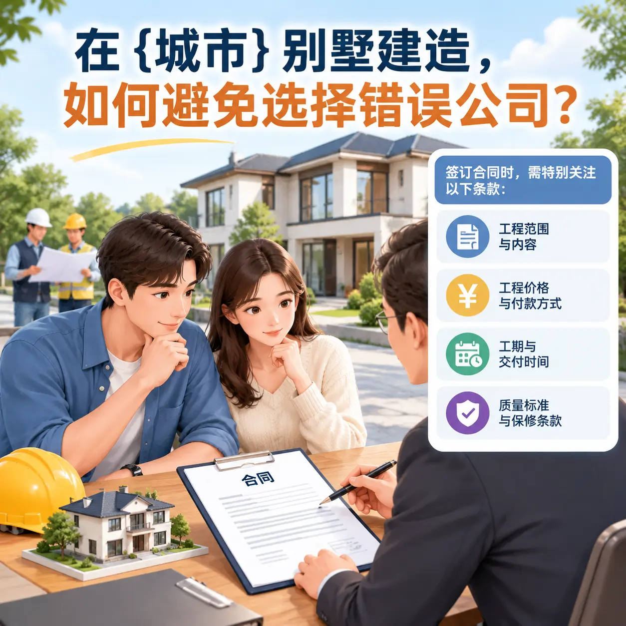 在 荔波 别墅建造，如何避免选择错误公司？