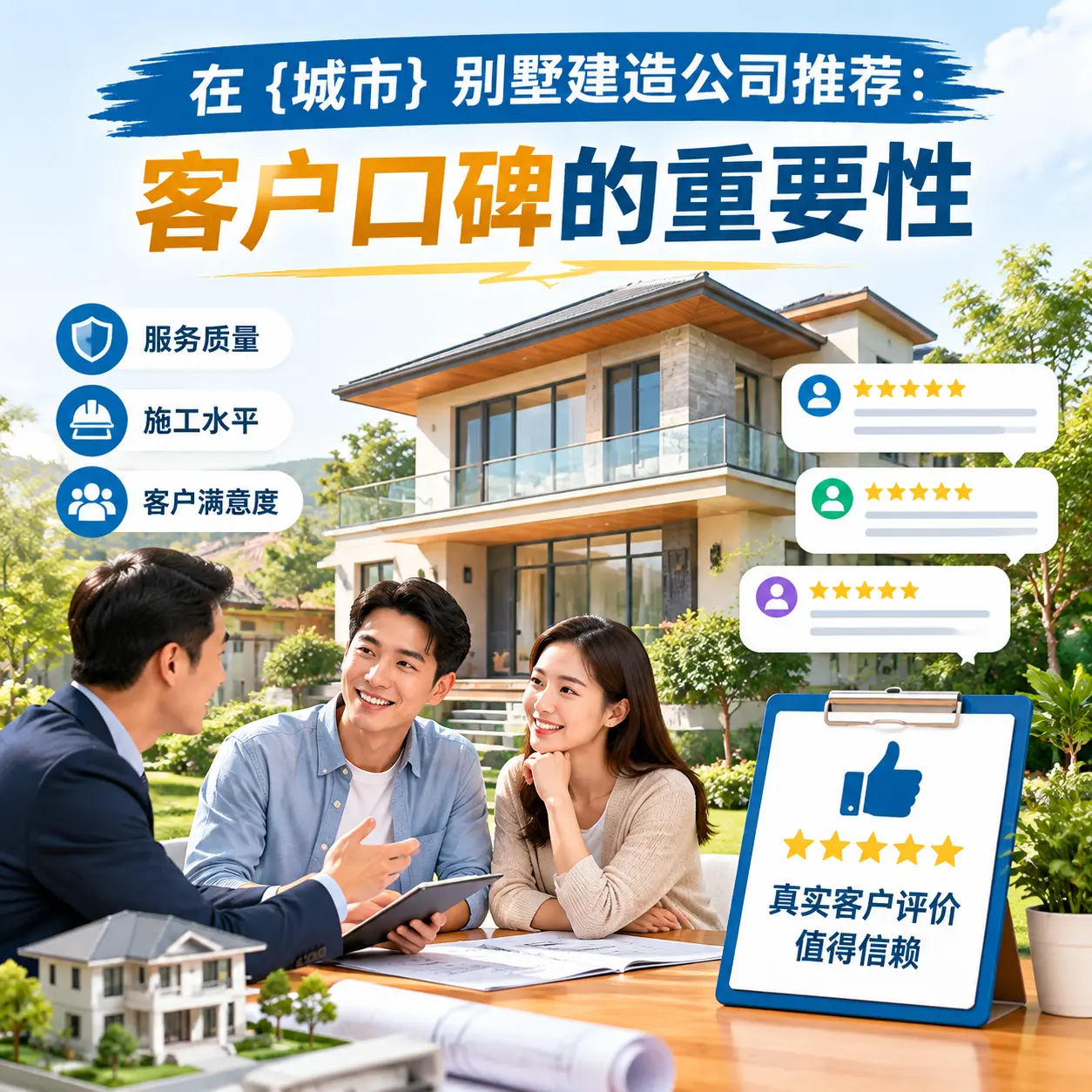 在 荔波 别墅建造公司推荐:客户口碑的重要性