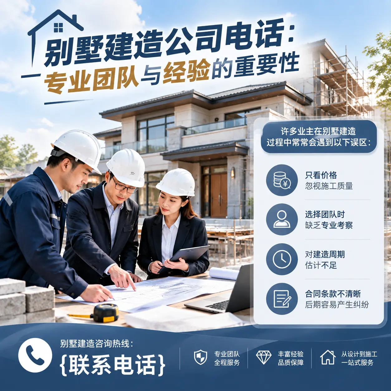 荔波别墅建造公司电话：专业团队与经验的重要性