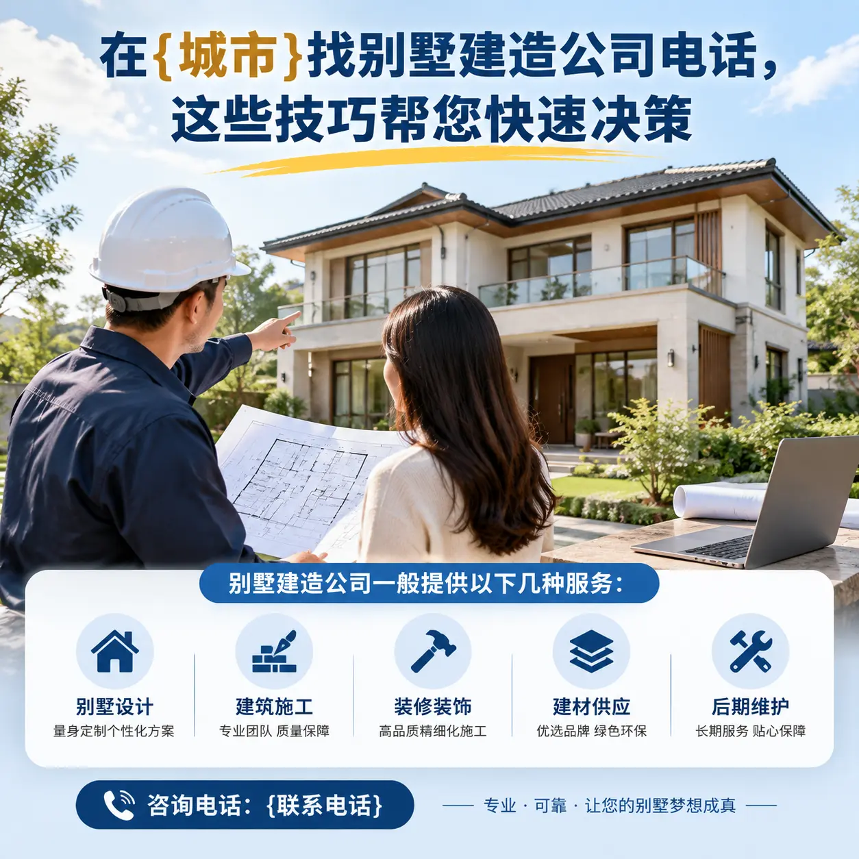 在荔波找别墅建造公司电话,这些技巧帮您快速决策